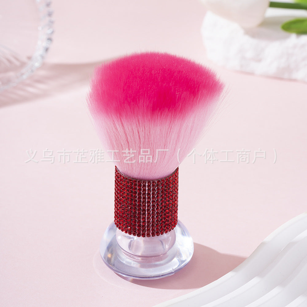 Wholesale Diamond mushroom head loose powder brush makeup brush cleaning brush tool blush brush nail art dust brush